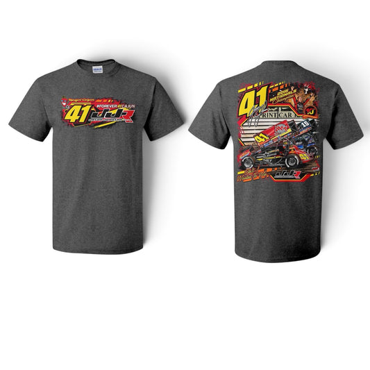 The Winning Pass Design T-Shirt (Heather Charcoal)