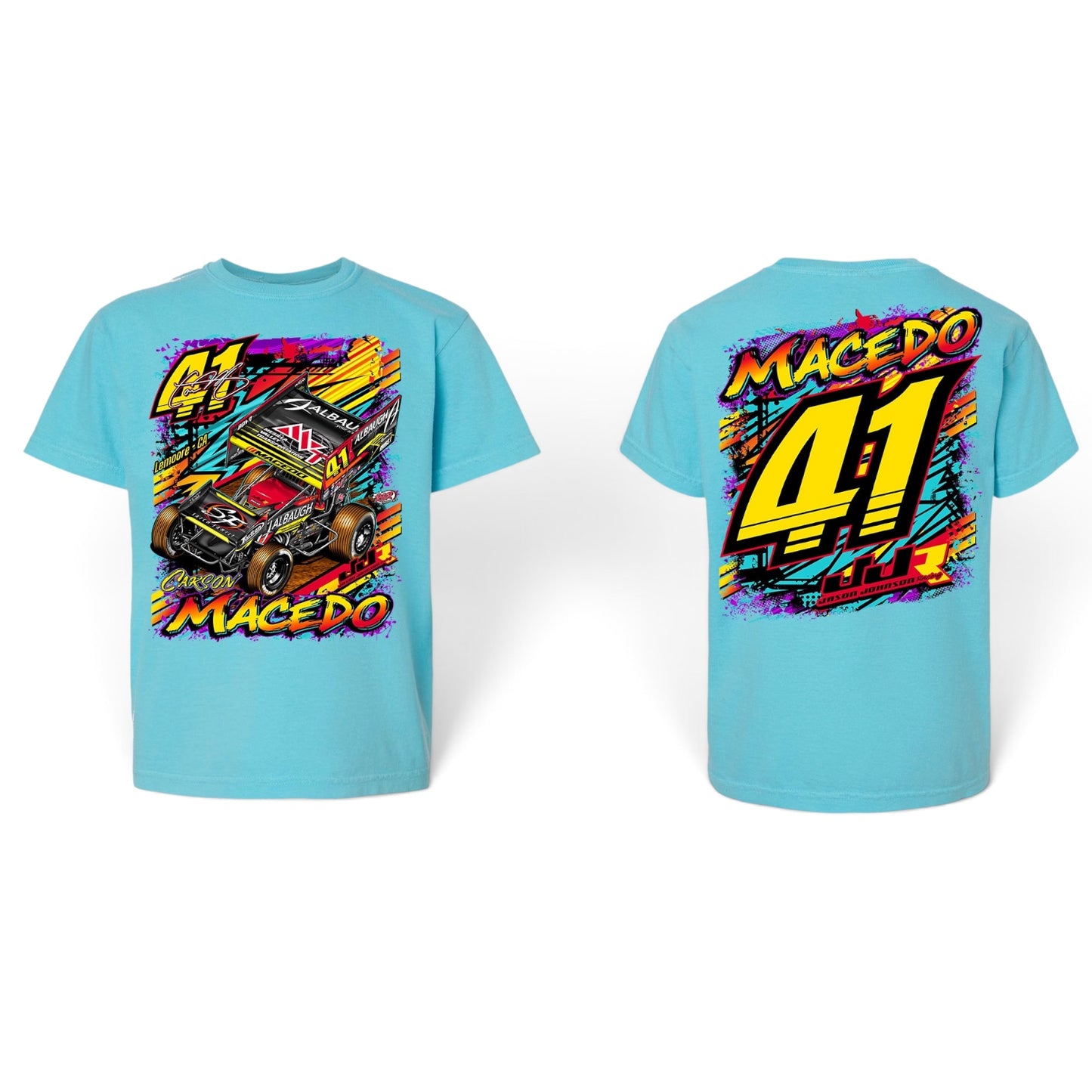 2026 Knoxville Graffiti Design T-Shirt (Lagoon Blue)