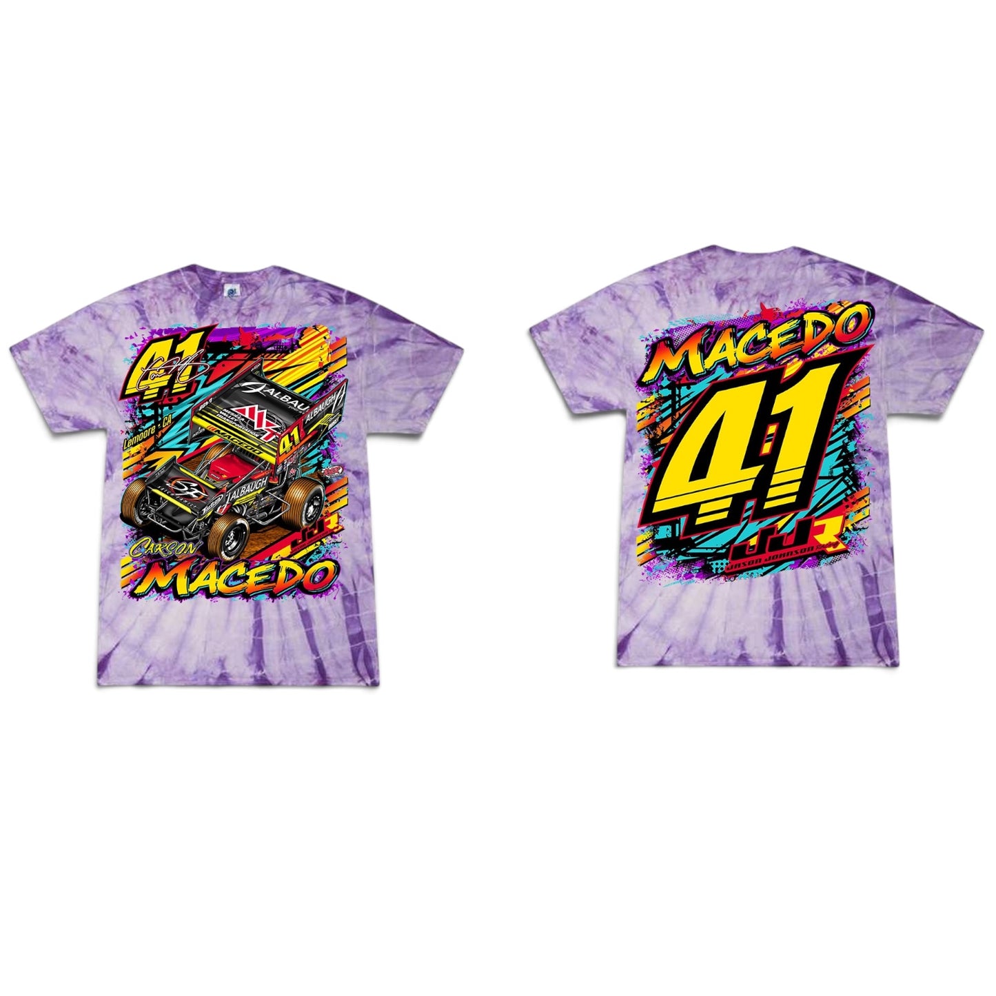 2026 Knoxville Graffiti Design T-Shirt (Tie-dye Spider Lavender)