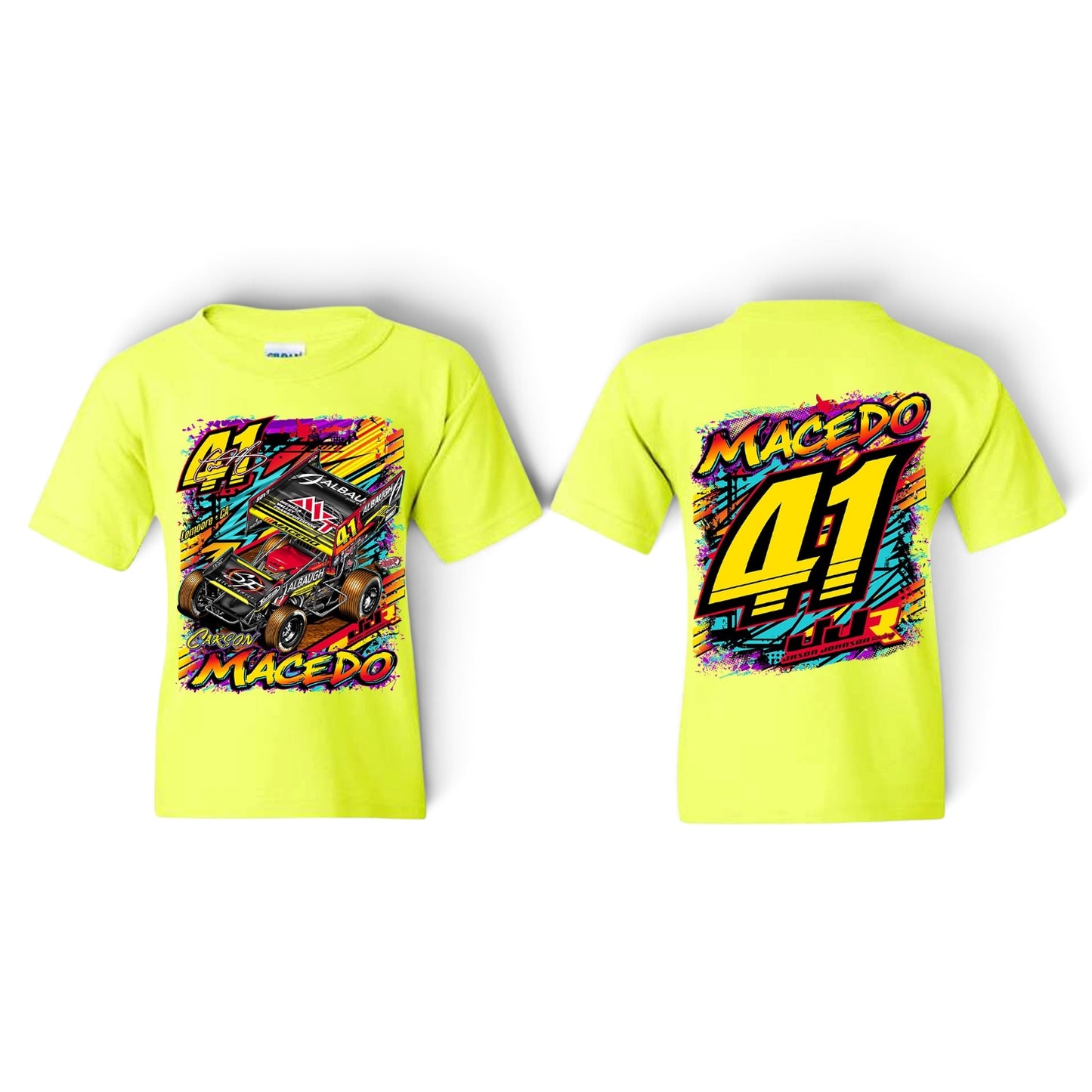 2026 Knoxville Graffiti Design T-Shirt (Safety Yellow)