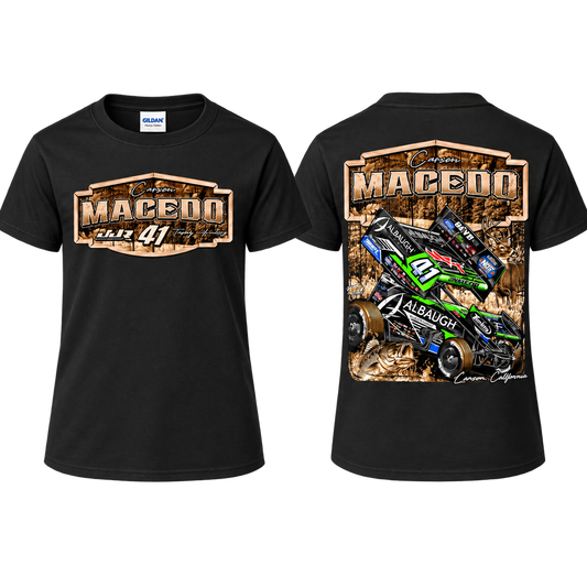 Toddler/Youth Huntin' Horsepower Design T-Shirt (Black)