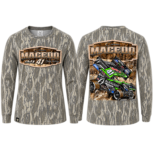 Huntin' Horspower Design T-Shirt (Camo L/S)