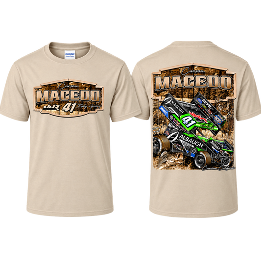 Huntin' Horsepower Design T-Shirt (Sand)